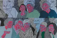 Paul Stopforth, Opening Night, colour lithograph on paper