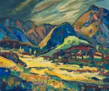 Stefan Ampenberger, An Extensive Landscape with Trees