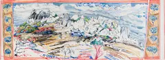 Marion Arnold, Matopo Hills, watercolour on paper