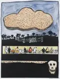 Colbert Mashile, Life-Vs-6-Feet, watercolour on paper