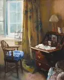 Mari Vermeulen-Breedt, Interior with a Bureau