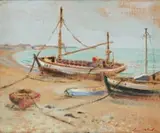Terence McCaw, Fishing Boats on the Beach