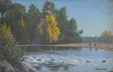 Jan Ernst Abraham Volschenk, Figures by a River