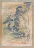 Pascual Tarazona, Rayas II, mixed media on paper