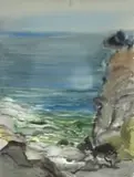 Terence McCaw, Seascape, watercolour on paper
