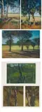 Alice Goldin, By the Roadside I; II; III, Road to Arniston Series; Summer to Autumn, four, oil on canvas laid down on board; screenprint