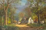 Farm, Stellenbosch by Gabriel de Jongh, oil on canvas, sold Mar 2023