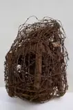 Jan Van der Merwe, Slipping Away, 2021, rusted metal and found objects