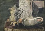 Christo Coetzee, Still Life, oil on canvas laid down of board