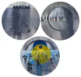 Ndikhumbule Ngqinambi, Triptych, three, oil on canvas