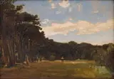Frans Oerder, Landscape with Figure