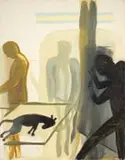 Simon Stone, Vet, oil on canvas