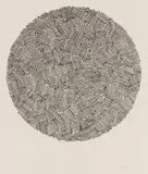 Willem Boshoff, Word Circle, screenprint on paper