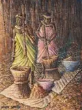 Helen Sebidi, Stamping Corn