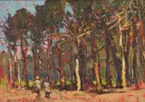 Adriaan Boshoff, Landscape with Figures and Forest
