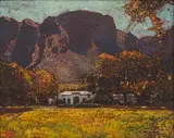 Robert Gwelo Goodman, Mountain Landscape with House