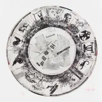 William Kentridge, Kaboom, archival pigment print