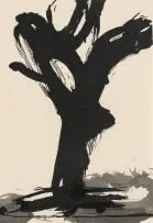 Tree by William Kentridge, linocut on paper, sold Oct 2022