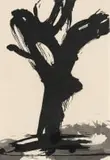 Tree by William Kentridge, linocut on paper, sold Oct 2022