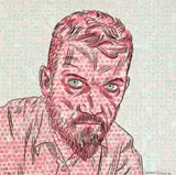 Conrad Botes, Self Portrait, four colour lithograph on paper