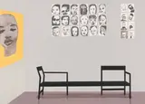 Tribute to Marlene Dumas by Sam Nhlengethwa, lithograph on paper, sold Oct 2022