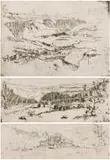 Pieter Wenning, Mining Views, three, etching on paper