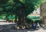 Denby Meyer, The Meeting Place, watercolour on paper