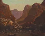 Tinus de Jongh, Mountain Landscape