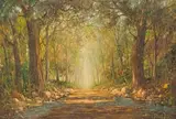 Gabriel de Jongh, Path through the Woods