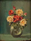 Otto Klar, Roses in a Vase