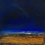Lynette ten Krooden, Night Sky in Gold and Blue