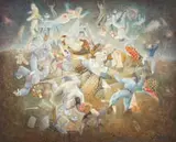 Hardy Botha, Seance, oil on canvas