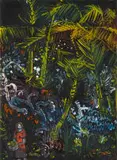 African Forest by Walter Battiss, oil on canvas, sold Nov 2022