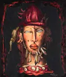 Alexis Preller, The Poet, oil on canvas