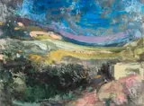 Jean Welz, Beaufort Wes Landskap (Beaufort West Landscape)