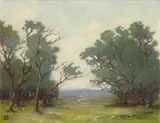 Nita Spilhaus, Landskap met Bome (Landscape with Trees)