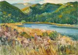 Hugo Naude, Rivierlandskap (River Landscape)