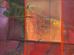 Marcella de Boom, Dieretuin (Zoo), acrylic on board