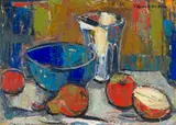 Maurice van Essche, Stillewe me Vrugte (Still Life with Fruit)