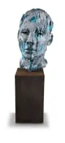 Lionel Smit, Divulge, 2010, resin with oil paint on a metal base