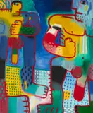 Norman Catherine, Tom & Dick, 2005, oil on canvas