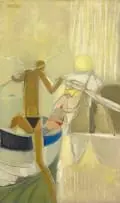 Stanley Pinker, Boating, oil on canvas