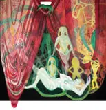 Marlene Steyn, O, and the Body Heat Monitors, ink and oil on linen