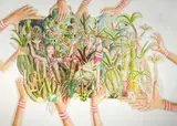 Marlene Steyn, Aloe Vera Manic Cure, oil on canvas