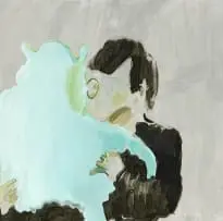 Michael Taylor, the embarrassing chum (sic), gouache on board