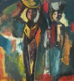 Pranas Domšaitis, Two Water Carriers