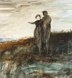 Maeve Dewar, The Promise, oil on card