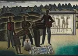 Alfred Thoba, They blaind a caple and kill them in same of dark erears papors of abnomalty of evil muthis, 2007 of his body protecting eyes and hands (sic)