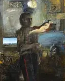 Simon Stone, The Soldier Who Lost his Rifle, 1999, oil on canvas