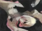 Kate Gottgens, Untitled (65), 2008, oil, acrylic and ash on canvas
